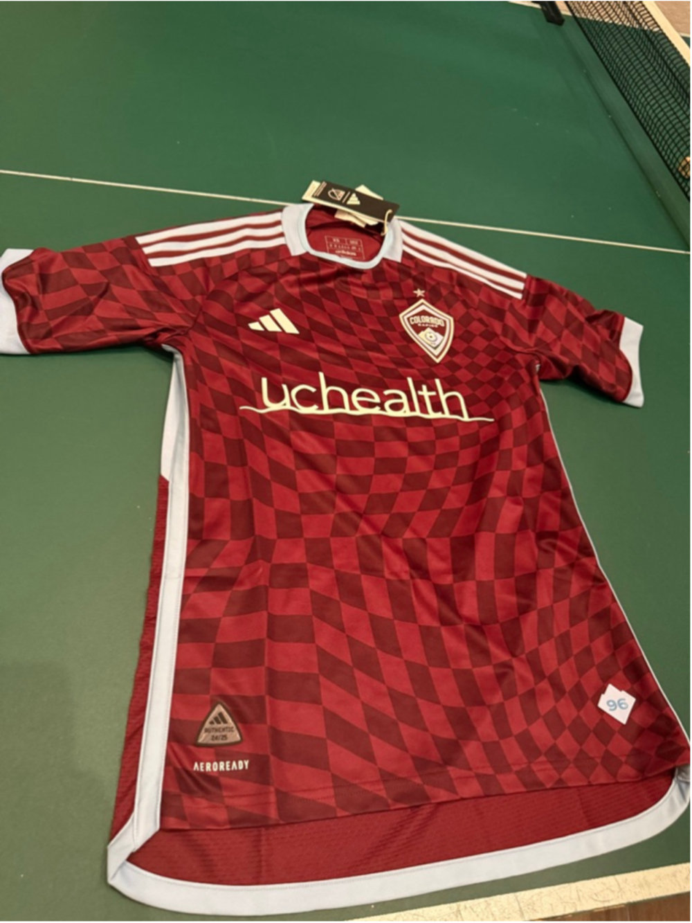 New 🔴 adidas Colorado Rapids 2024 “One Flag” Authentic Home Jersey , Men’s XS